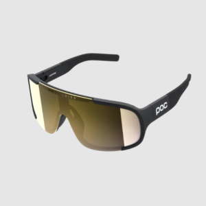 POC Aspire 競賽款眼鏡  U.BLACK VGM 消光黑色鏡架 / 金色鏡面鏡片