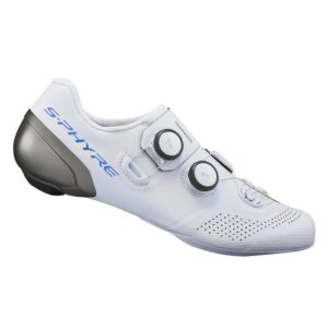 SHIMANO RC902 男款公路競賽級旗艦車鞋 動力寬版鞋楦 白色