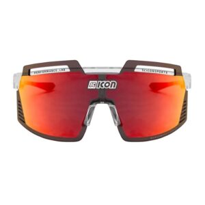 SCICON AEROWATT FOZA 運動眼鏡 透明鏡框 / 鏡面紅片