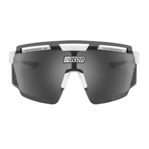 SCICON AEROWATT 運動眼鏡 亮光白框 / 鏡面銀片