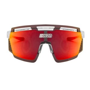 SCICON AEROWATT 運動眼鏡 透明鏡框 / 鏡面紅片