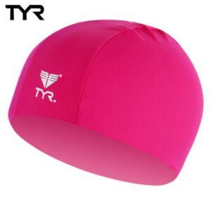 TYR Lycra 泳帽 粉紅色